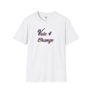Vote 4 Change - Unisex Softstyle T-Shirt
