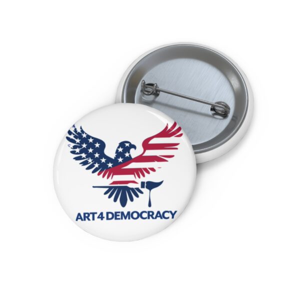 Art4Democracy Pin Buttons - Art4Democracy Symbol